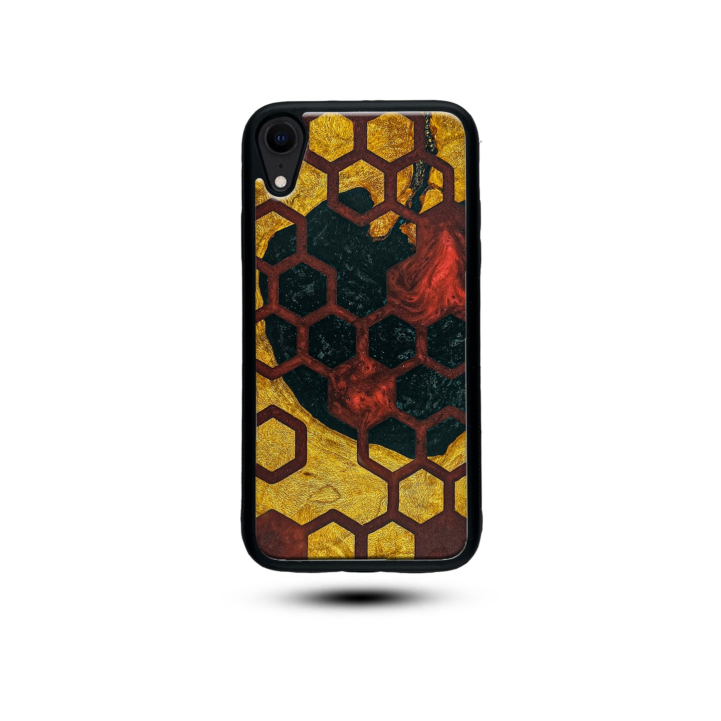 Dark Phoenix, Real Wood and Epoxy phone case