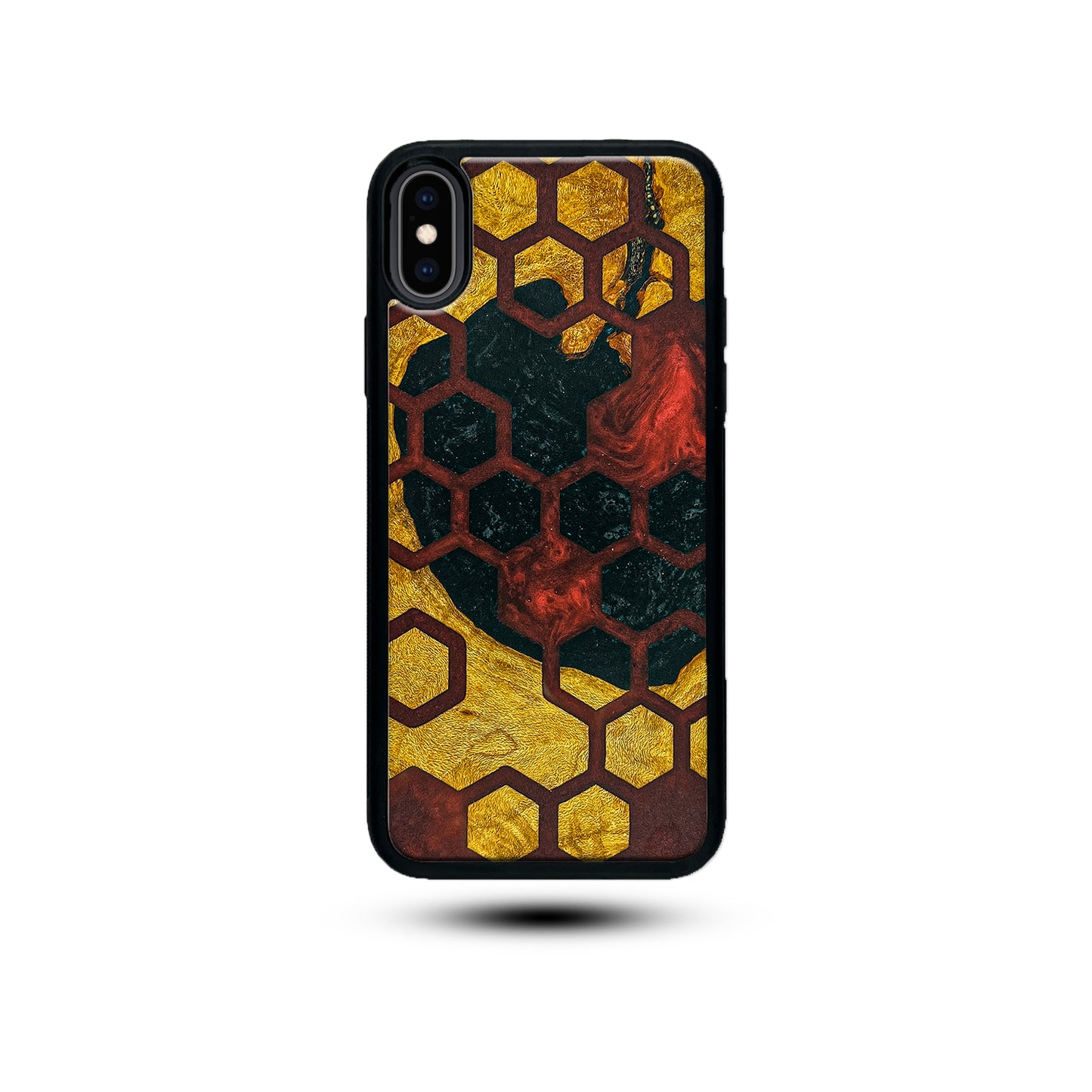 Dark Phoenix, Real Wood and Epoxy phone case