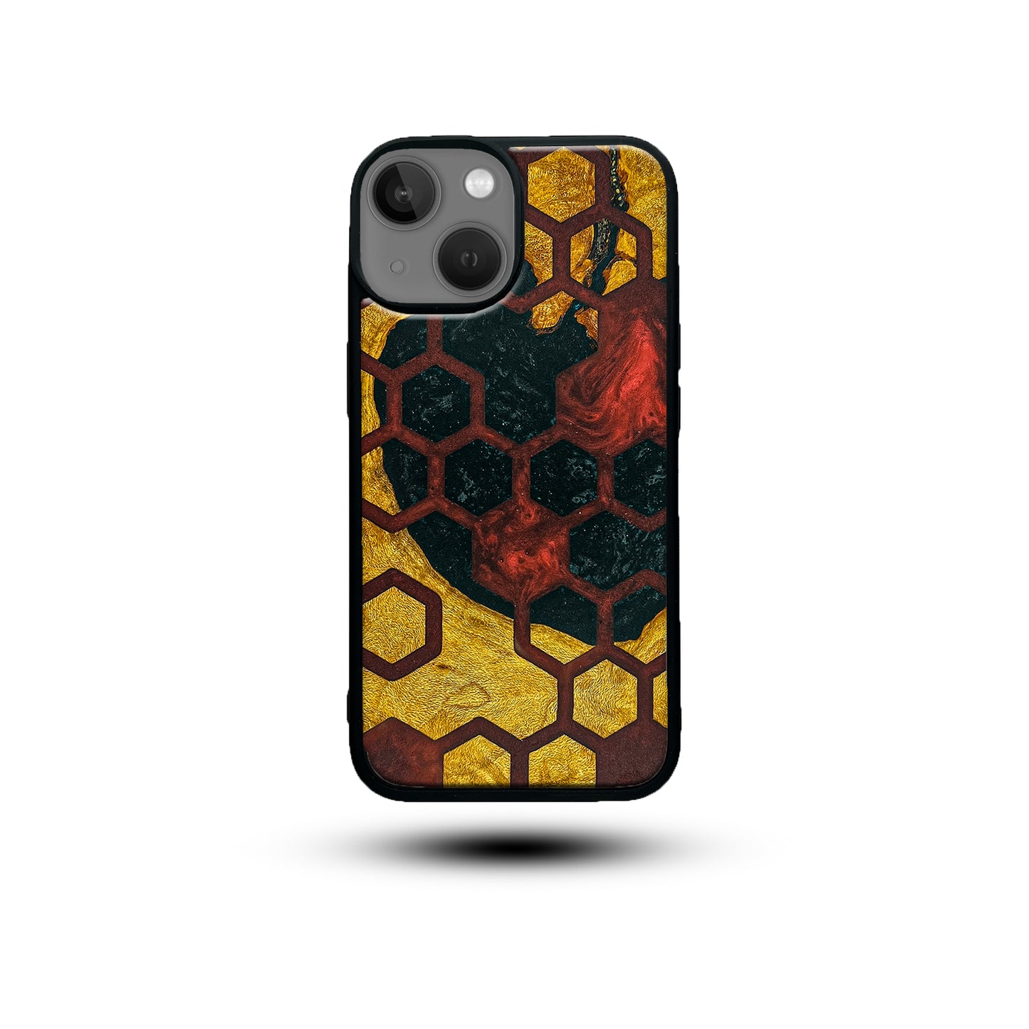 Dark Phoenix, Real Wood and Epoxy phone case