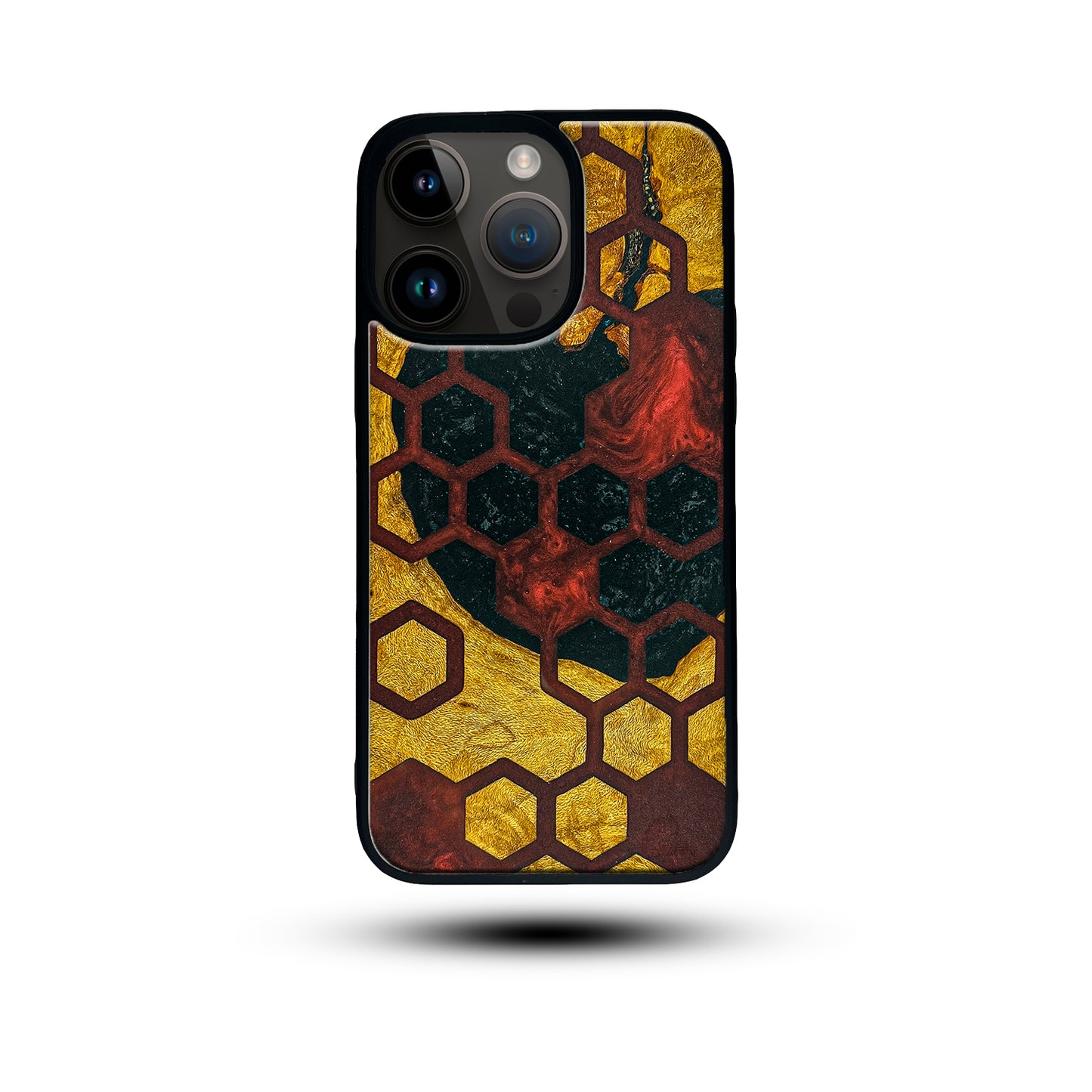 Dark Phoenix, Real Wood and Epoxy phone case