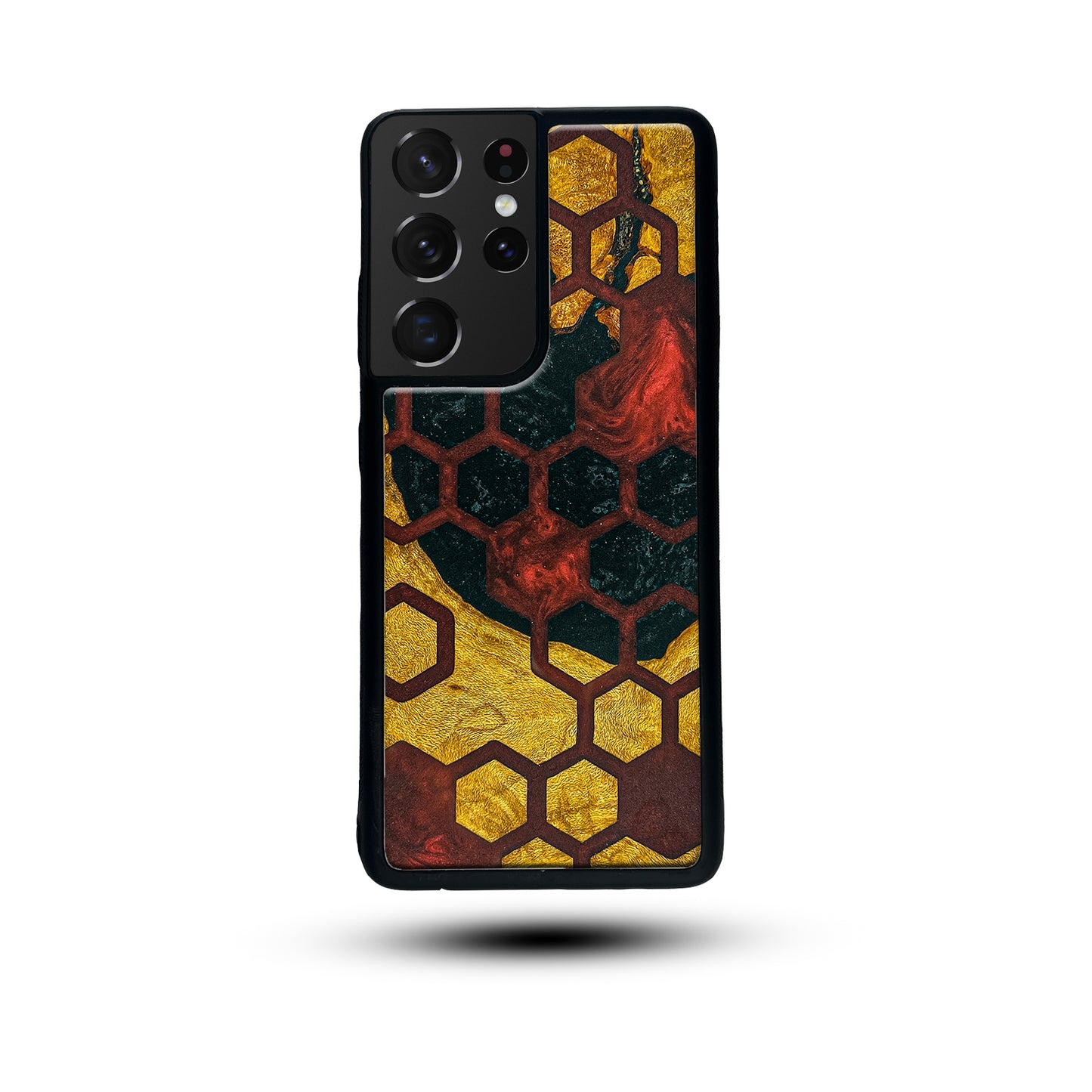 Dark Phoenix, Real Wood and Epoxy phone case