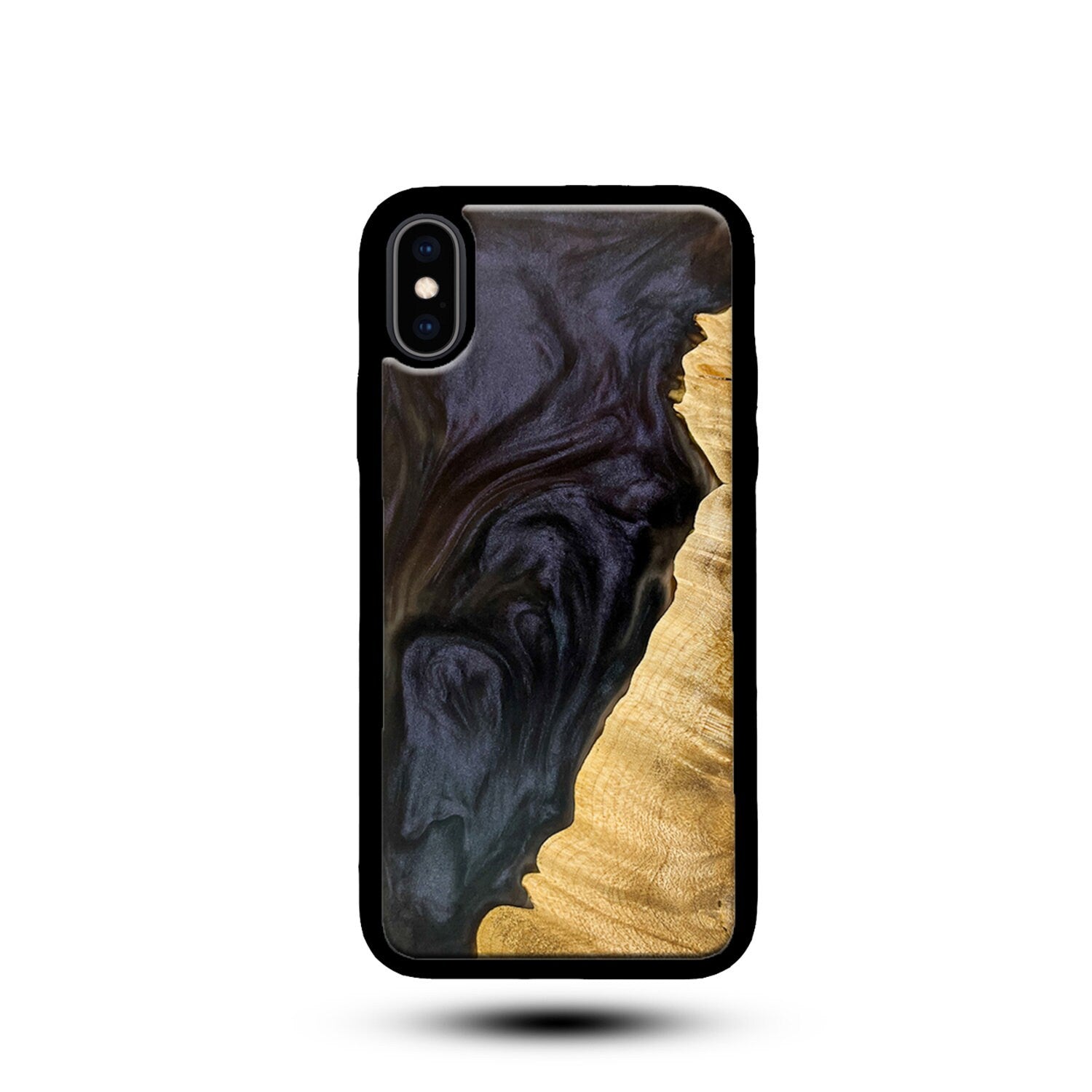 Khan, Real Wood and Epoxy phone case - Main Image