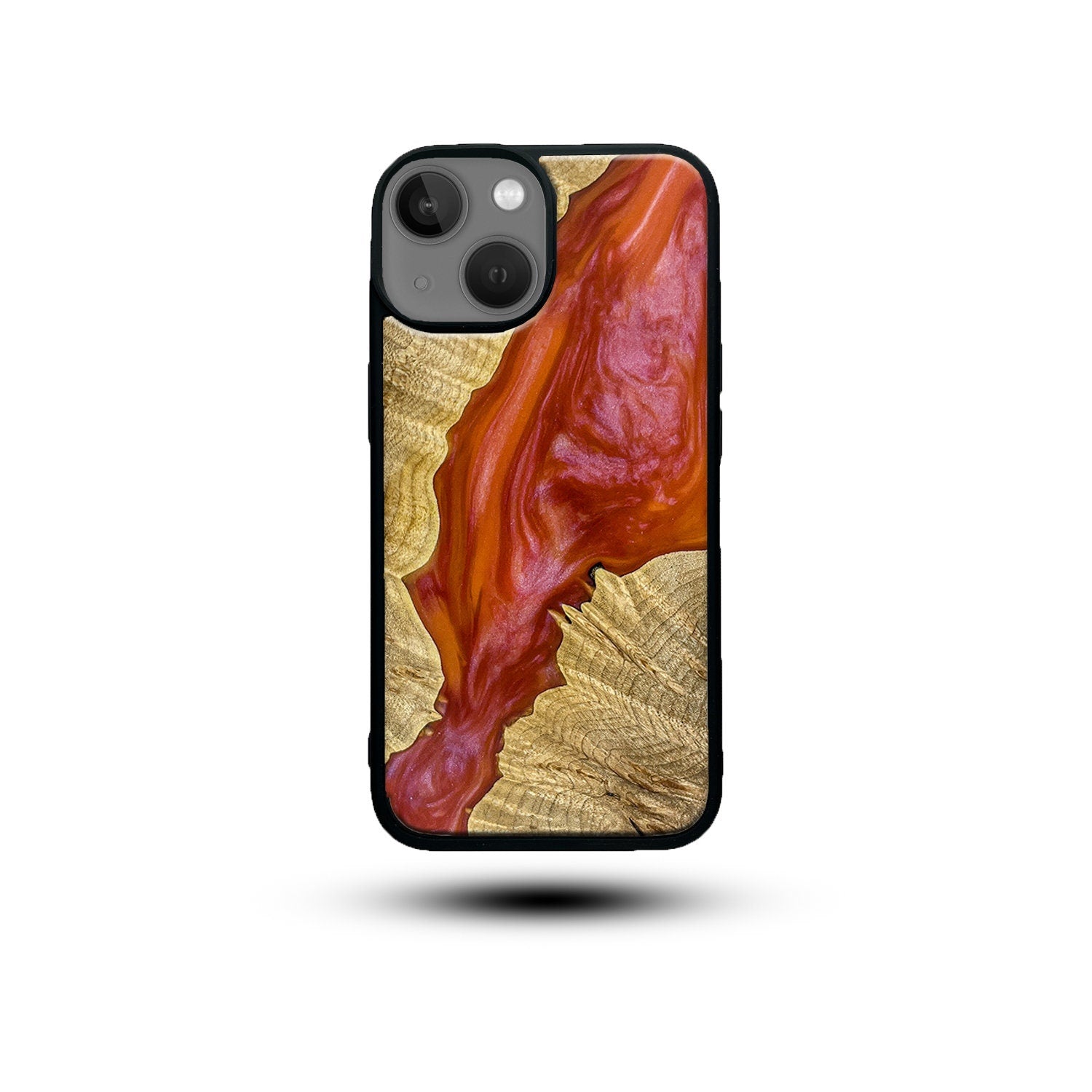 Real Wood and Epoxy phone case,"Vivian" Wood and Resin Phone case, Best iPhone, Galaxy and Pixel case