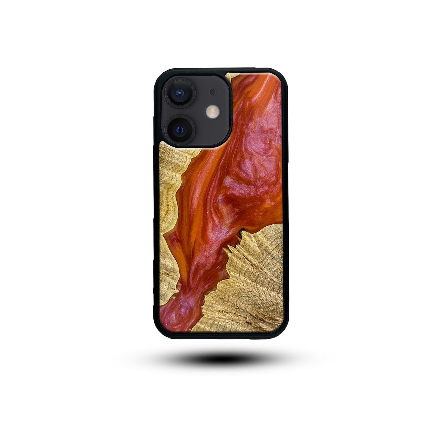 Real Wood and Epoxy phone case,"Vivian" Wood and Resin Phone case, Best iPhone, Galaxy and Pixel case